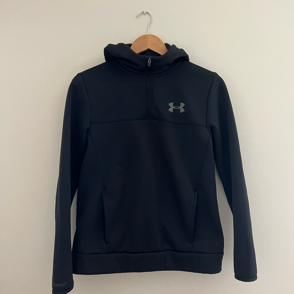 Under Armour Unisex Hooded Sweatshirt. Youth Large